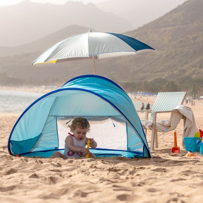 Hovedbilde Strandtelt med barnebasseng - pop-up