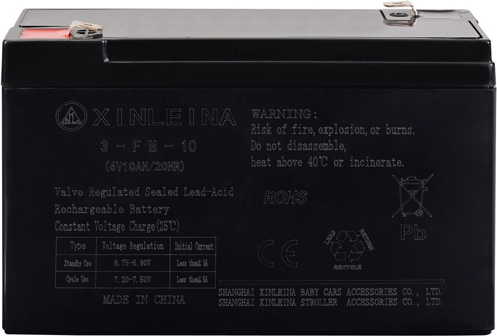 Universalbatteri 3FM10 6V 10Ah for Audi, Jeep A30 og BMX SUV