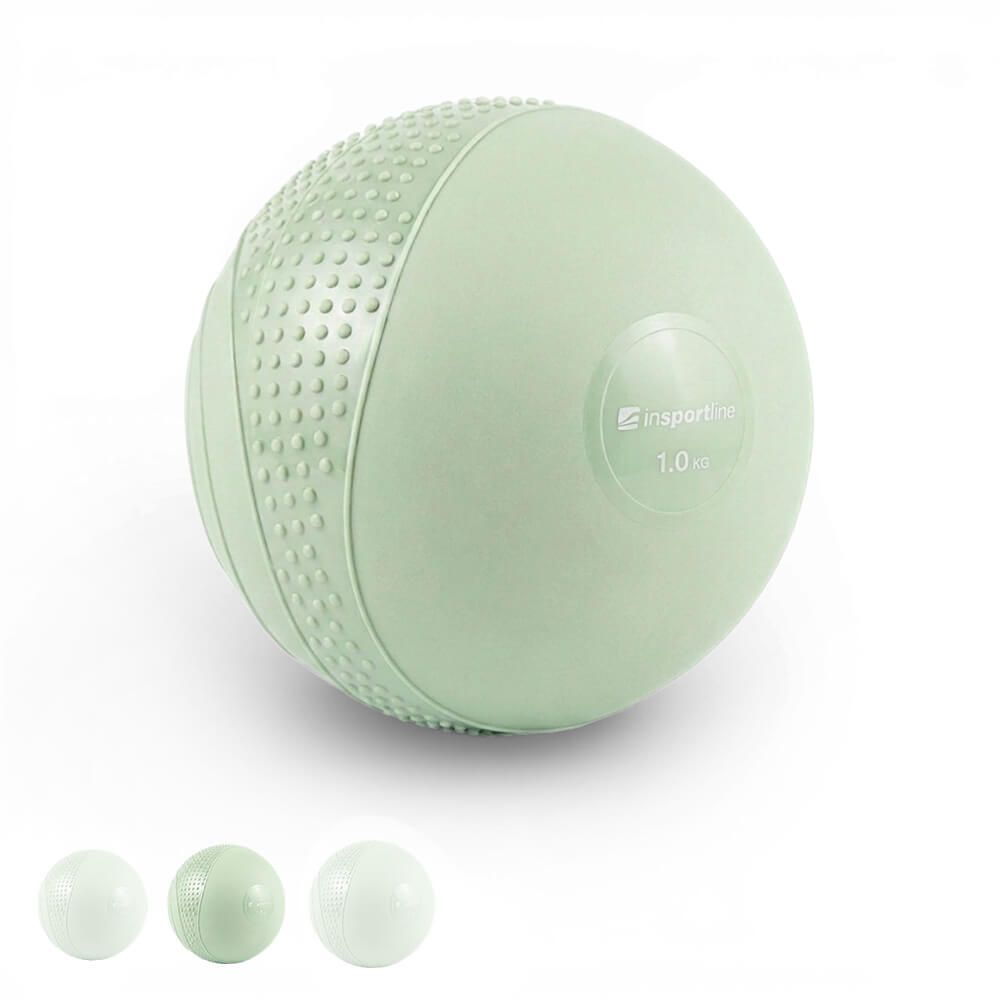 Medisinball 1 kg Ø11 cm – inSPORTline Sendelar