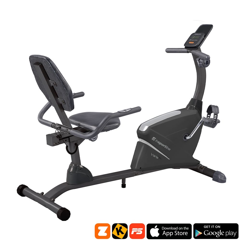 Recumbent inSPORTline Varis - hvit/sort