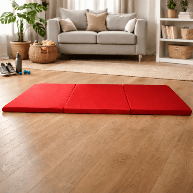 Hovedbilde Sammenleggbar Matte 195x90x5cm Pliago Rød
