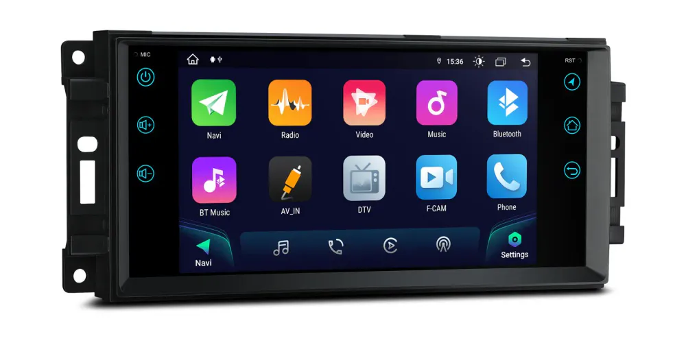 Android Octa Core bilstereo 7 tommer til Jeep Dodge Chrysler