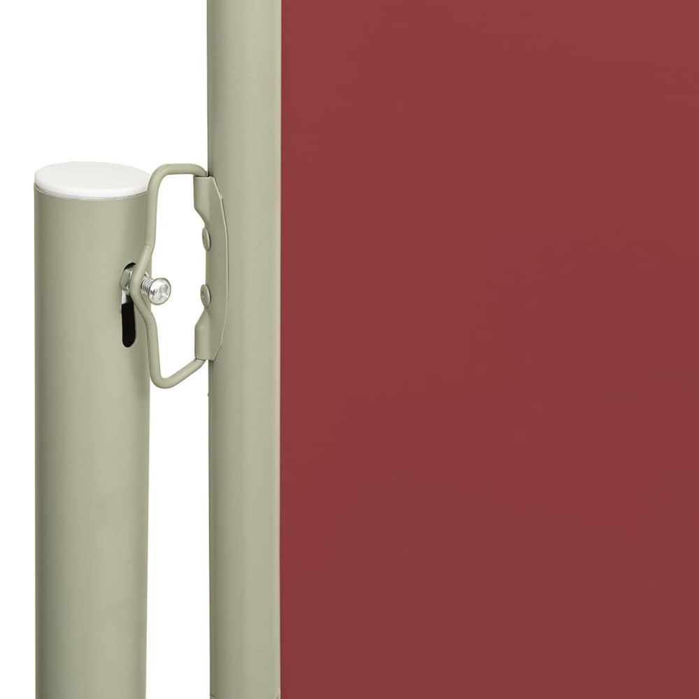 Uttrekkbar sidemarkise 140x300 cm - rød