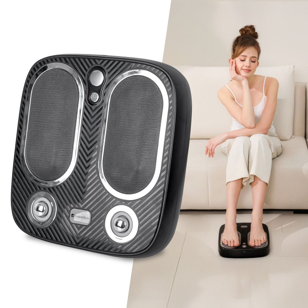 Fotmassasjeapparat - Shiatsu, varme og vibrasjon - inSPORTline Vintari