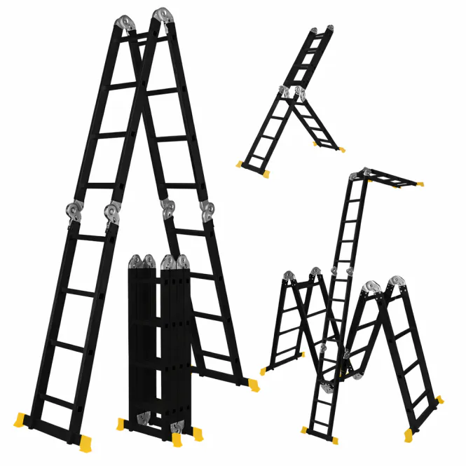 Hovedbilde Multifunksjonsstige 6 i 1 4,7 meter - sort  - Craftfull