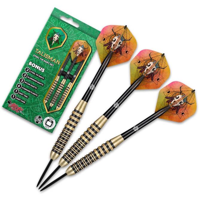 Hovedbilde Shot Talisman Messing-Stål dartsett