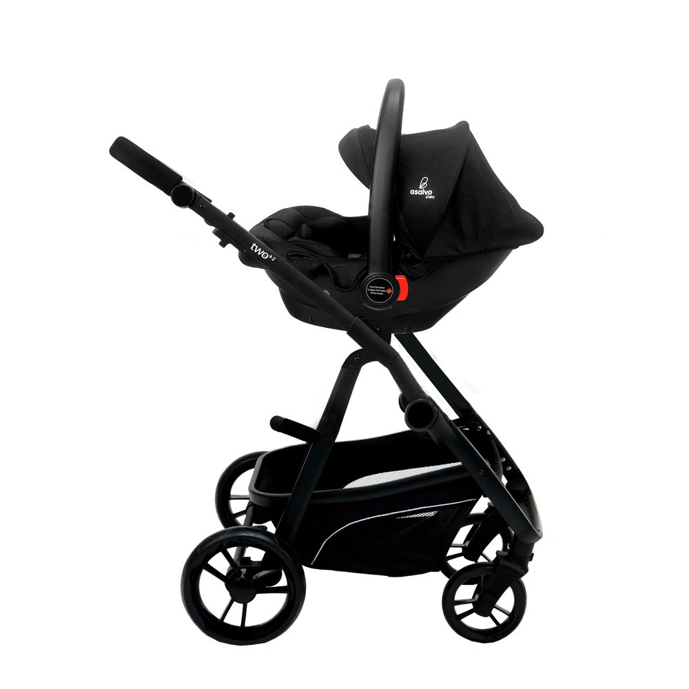 Asalvo Kombivogn Travel System Oslo - Sort