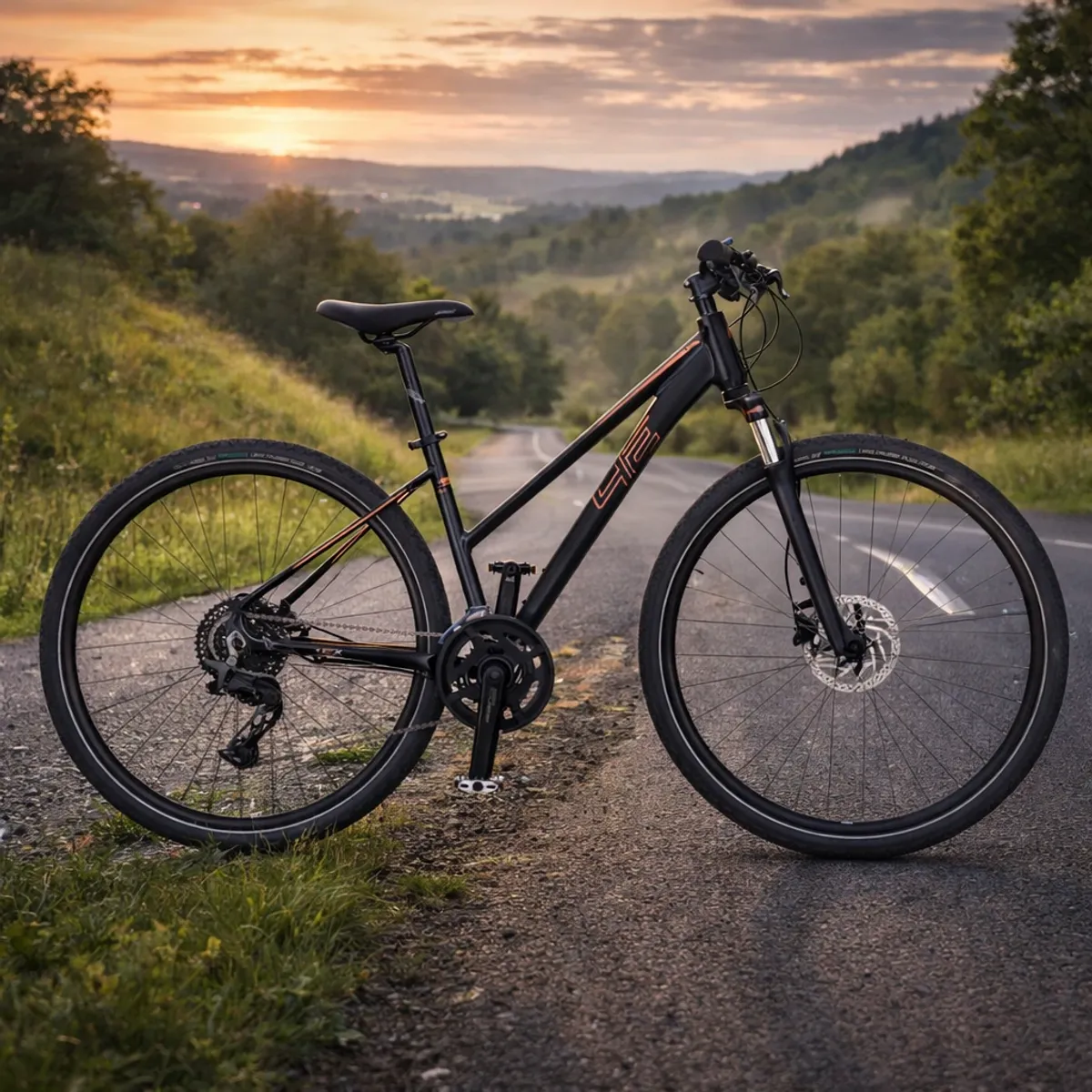 Damesykkel 28” 4EVER Pulse Disc 18,5” (165–180 cm) - fargevalg