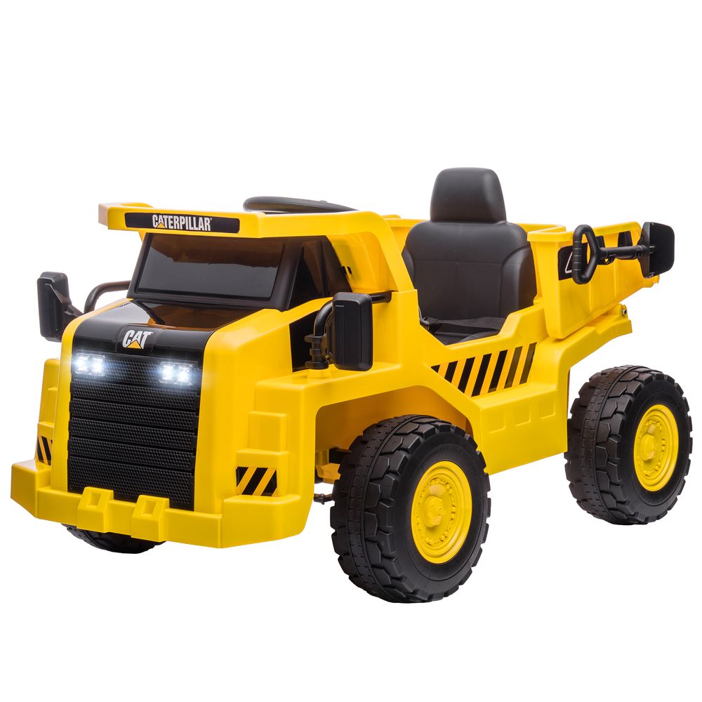 Caterpillar - Elektrisk dumper for barn 3-6 år - 12 v