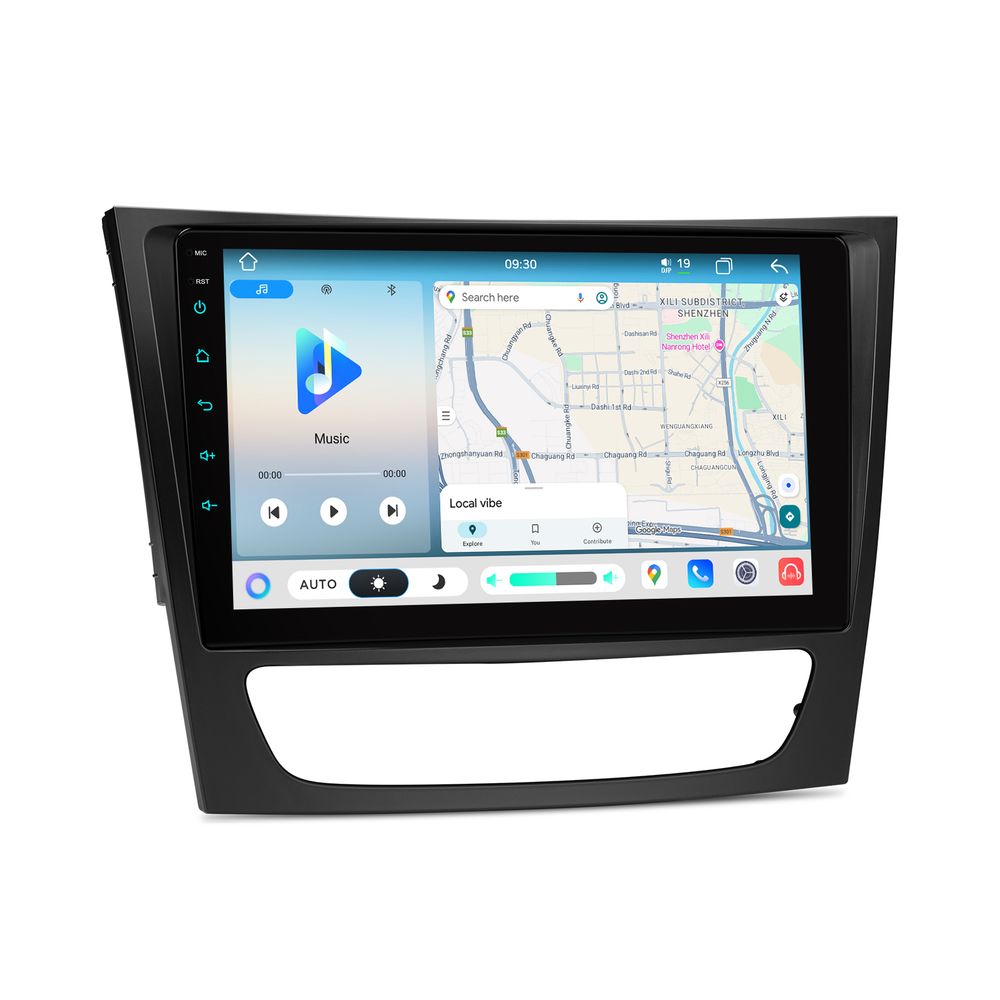 Mercedes E-klasse W211 CLS W219 9 tommer Android 14