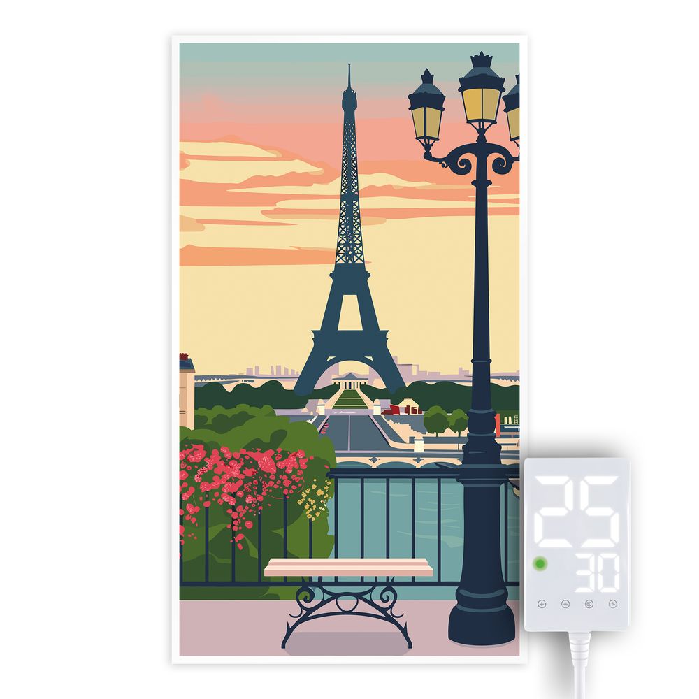 Varmepanel infrarødt med bilde – Paris