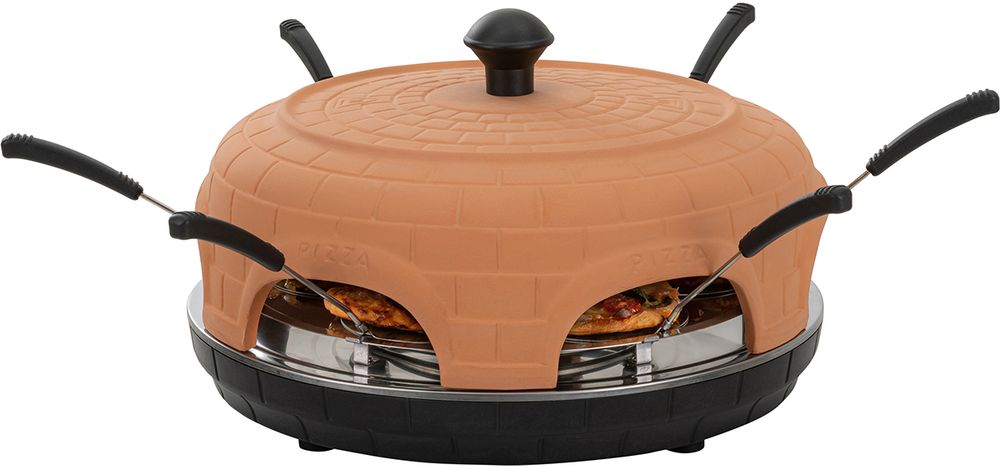 Pizzaraclette ovn - Pizzaovn PO100 - 300 °C - 6 slices - terrako