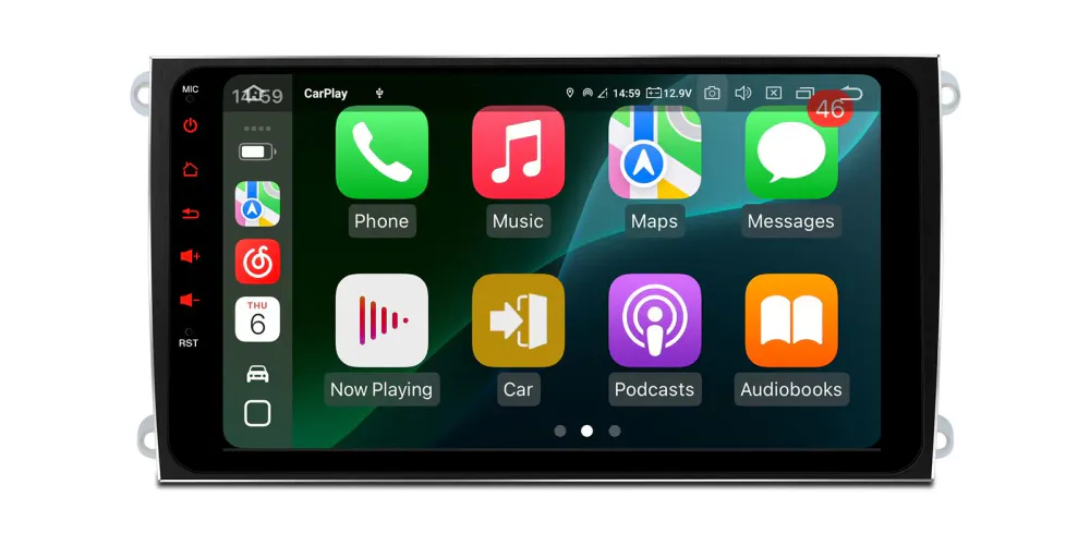 Android 14 bilstereo Porsche Cayenne 2003–2010 9