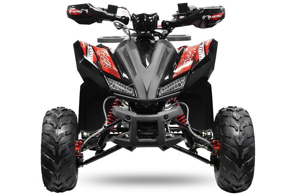 Rizzo 125cc ATV m/LED, revers og alarm – 7” dekk