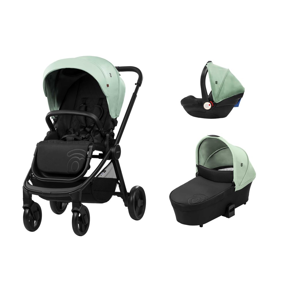 Barnevogn Asalvo Trio Genius 2 - fargevalg