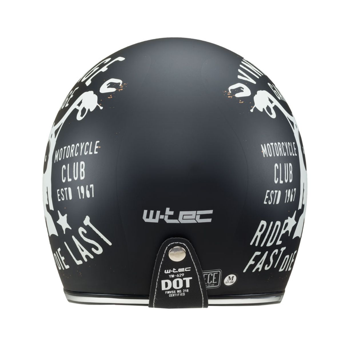 MC-hjelm W-TEC Café Racer - Vintage Garage