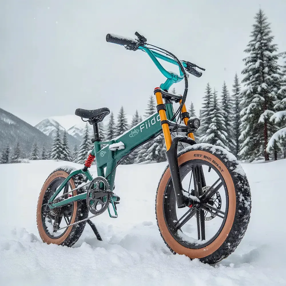 DEMO - Fiido M1 Pro - Fulldempet sammenleggbar el-fatbike