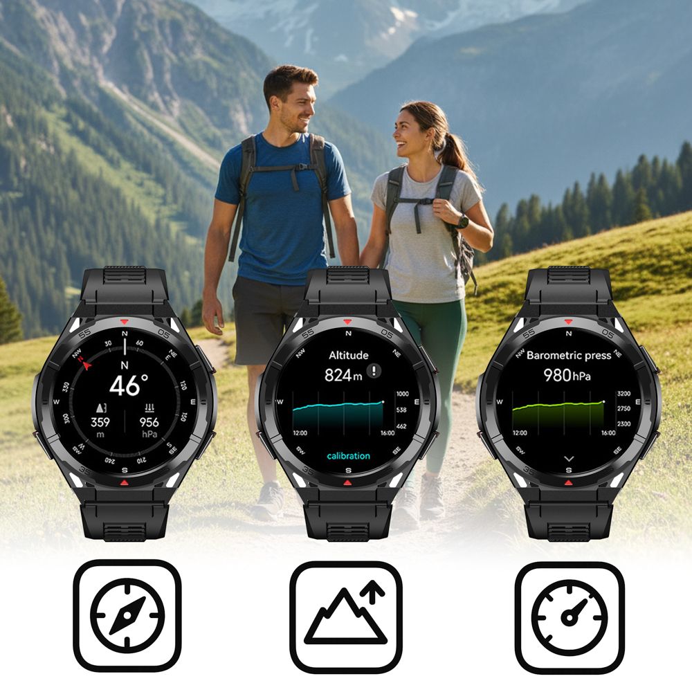 Smartklokke inSPORTline Rodamo - robust design