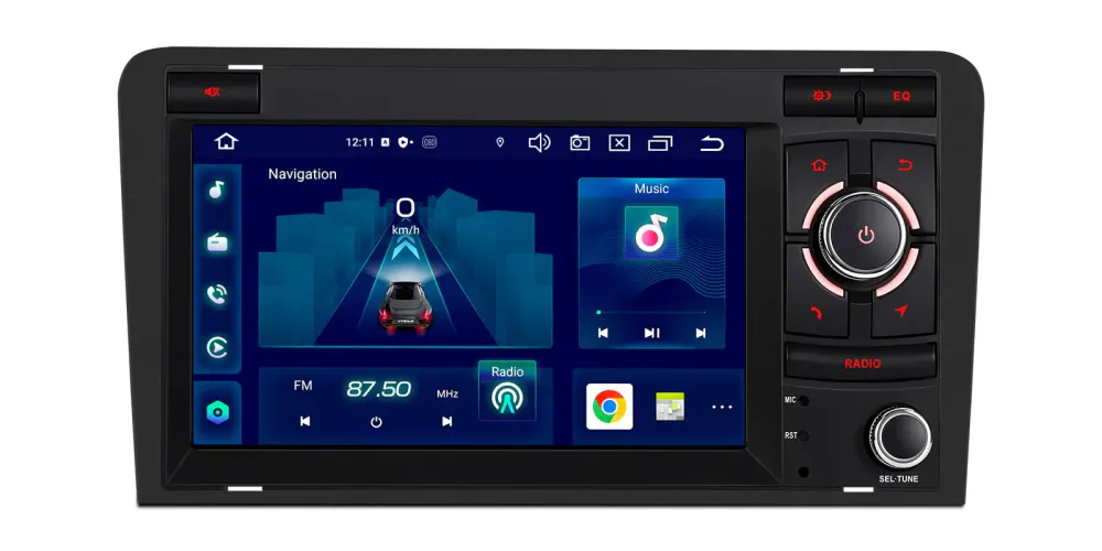 Audi A3-S3-RS3 Android 14 med 4G DAB+ og DSP