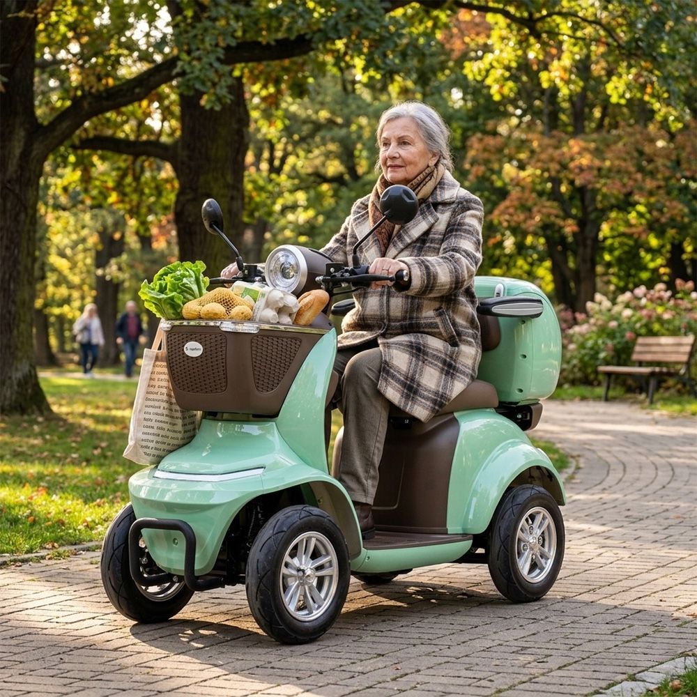 Elektrisk Firehjuls Scooter inSPORTline Lubica II | Fargevalg