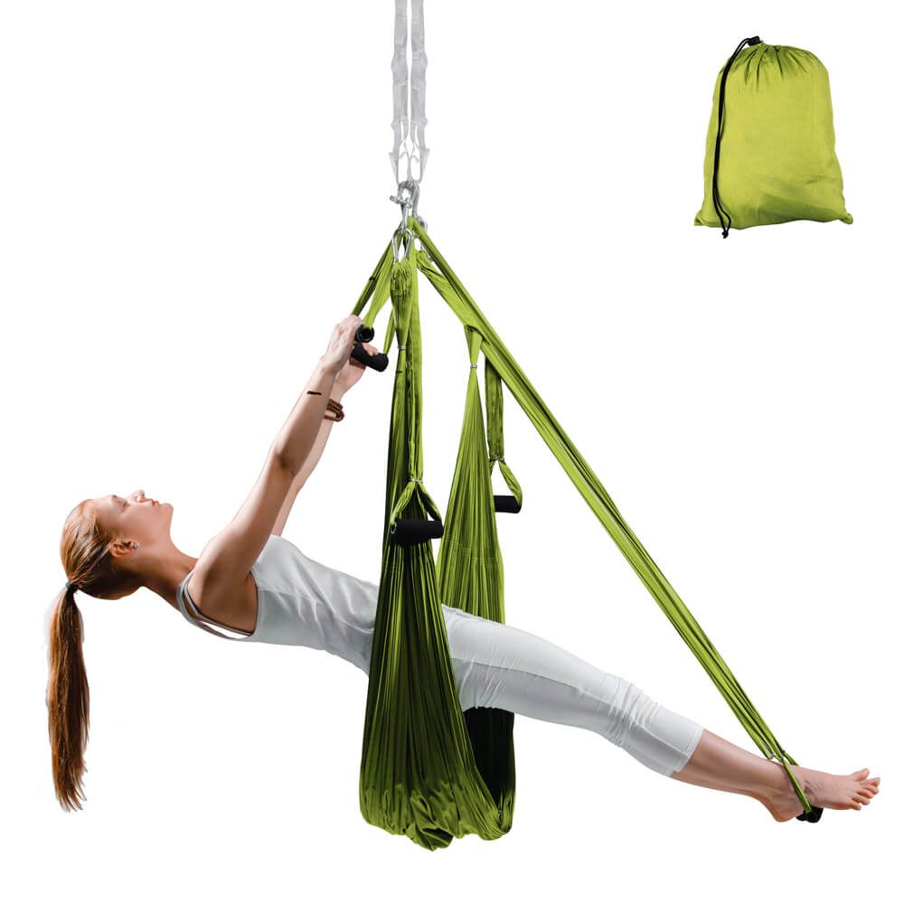 Anti-Gravity Yoga hammock - grønn
