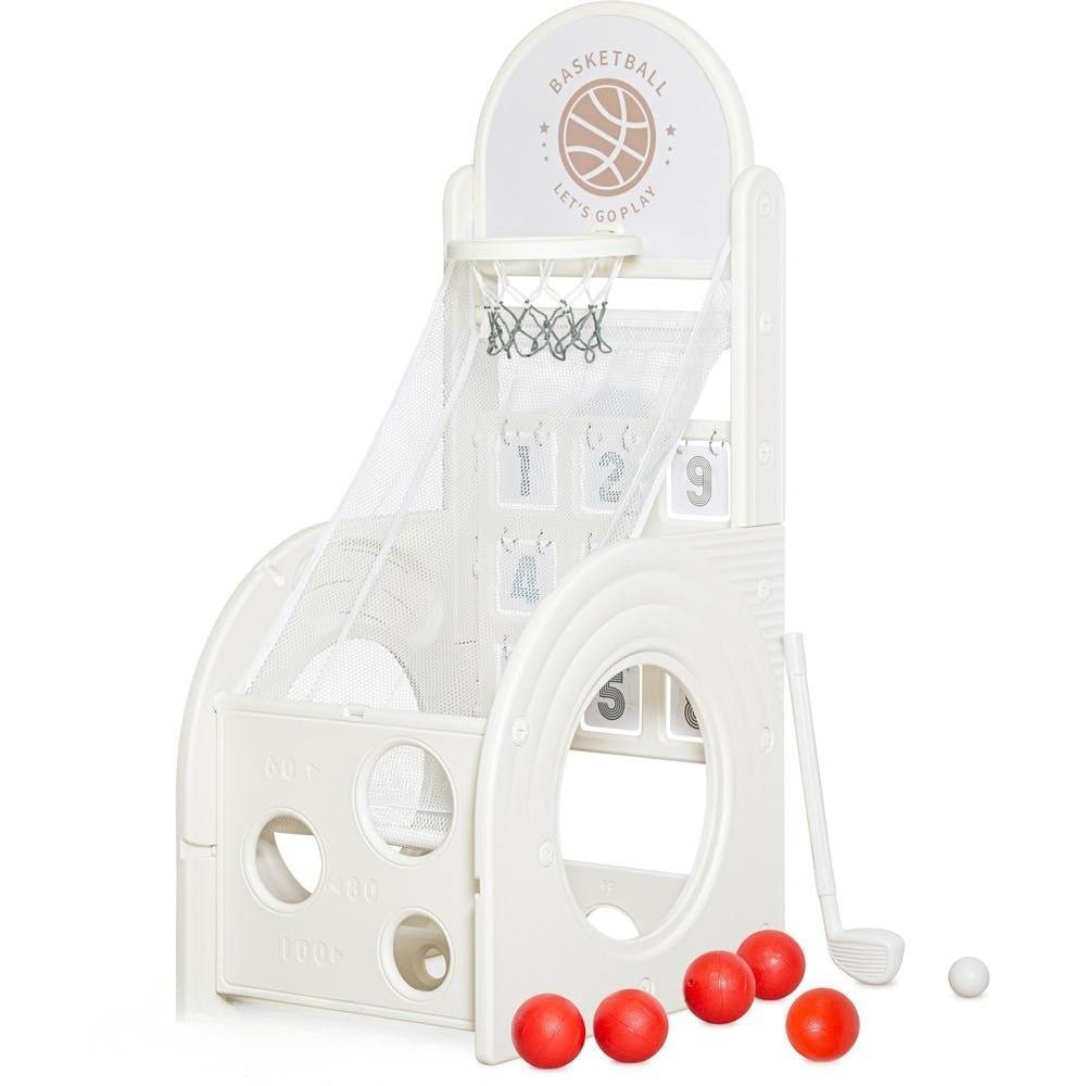 2-i-1 basketballstativ Cirklino for barn