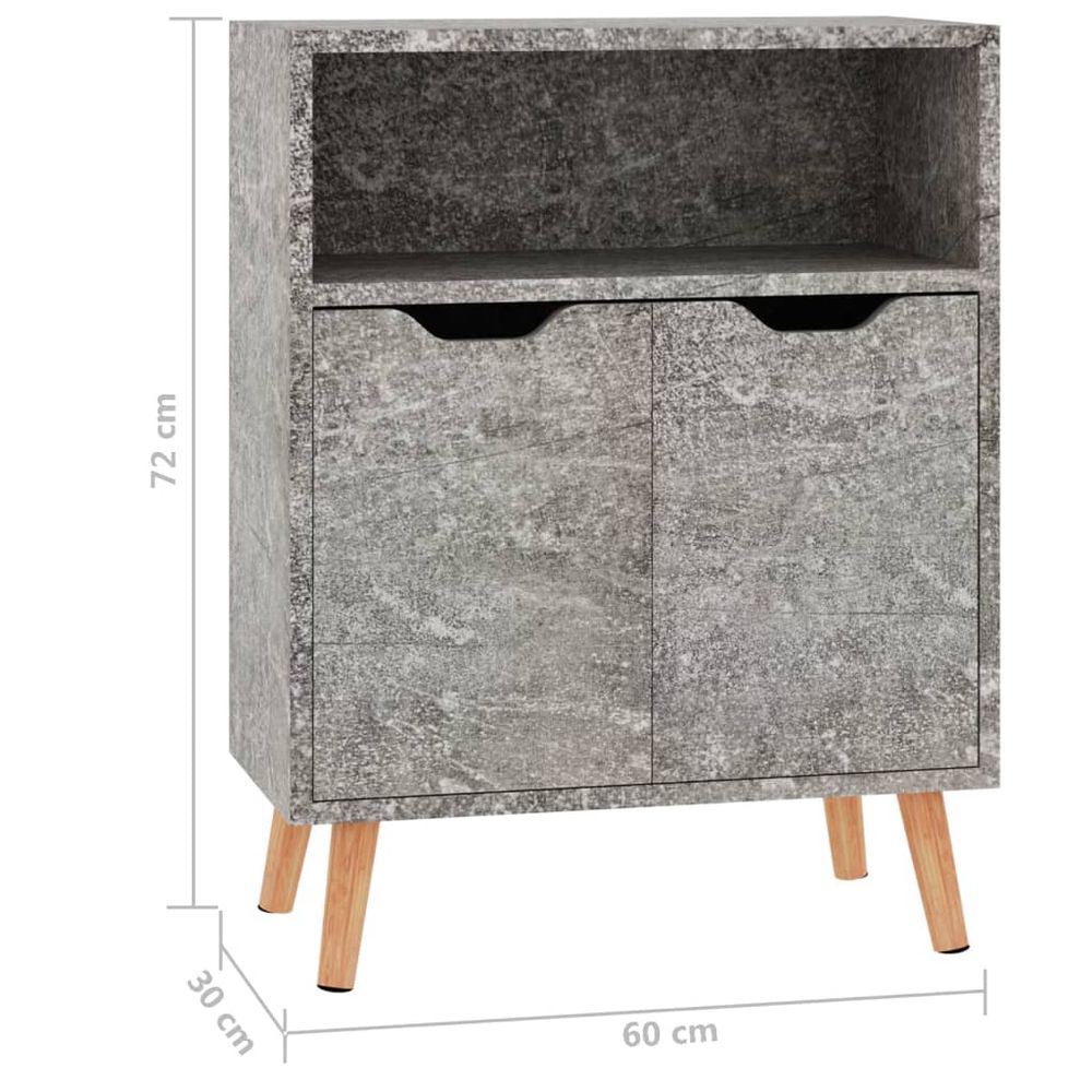 Skjenk 60x30x72 cm - betonggrå