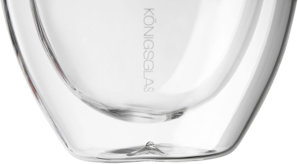 Kaffeglass Königsglas Crema – eksklusiv dobbeltveggede