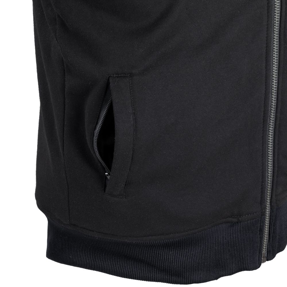 MC-hoodie Herre W-TEC Black Heart Kustom Kulture med Aramidforsterkning