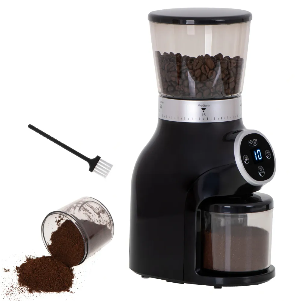 Elektrisk Kaffekvern med Koniske Kvernverk