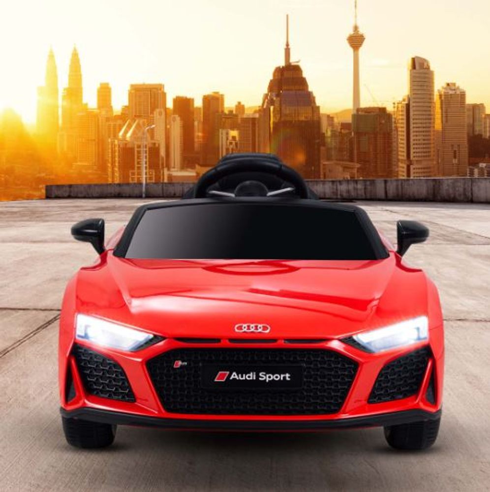 Elbil for barn Audi R8 Spyder 60 watt - rød/sort/hvit