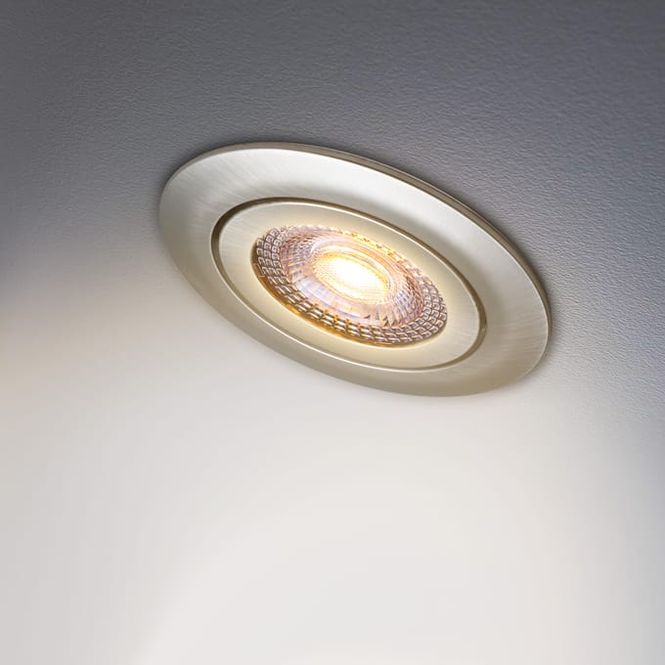 Hovedbilde LED-takspotter Krog - Sett med 6 - Nikkel
