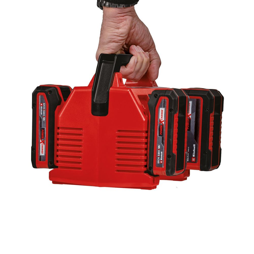 4-ports hurtiglader 4A - Einhell 2x2 Power X-Quattrocharger