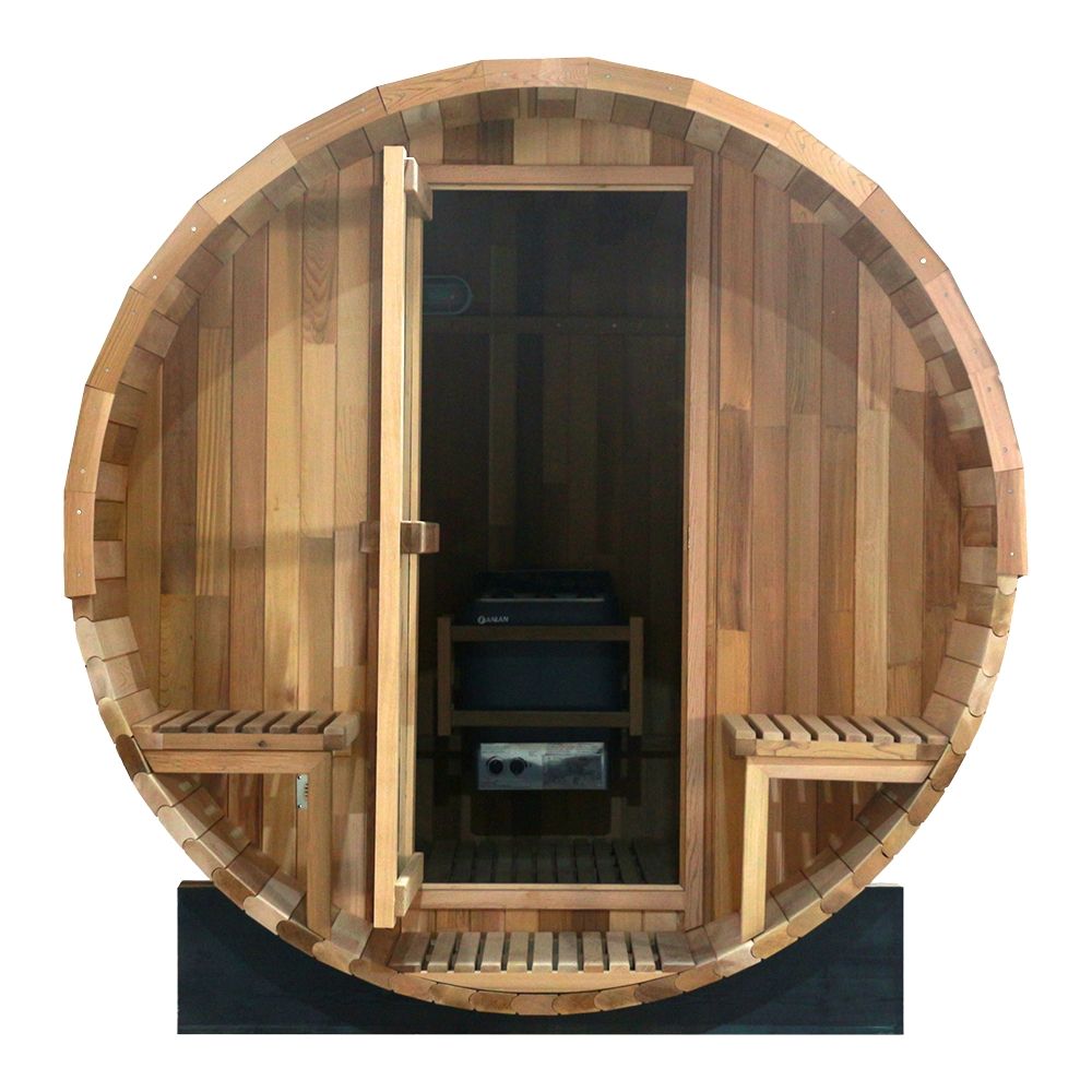 Utendørs Badstue Barrel Sauna inSPORTline Viduor 600