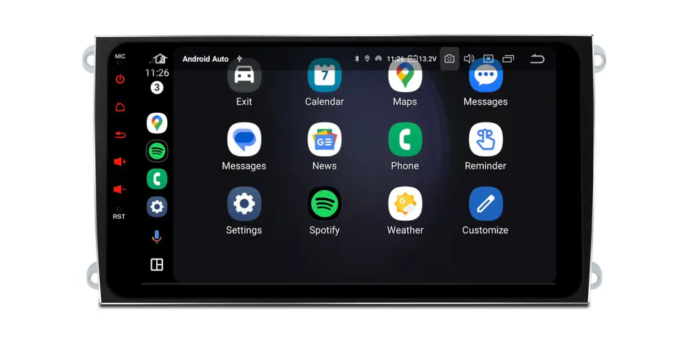 Android 14 bilstereo Porsche Cayenne 2003–2010 9