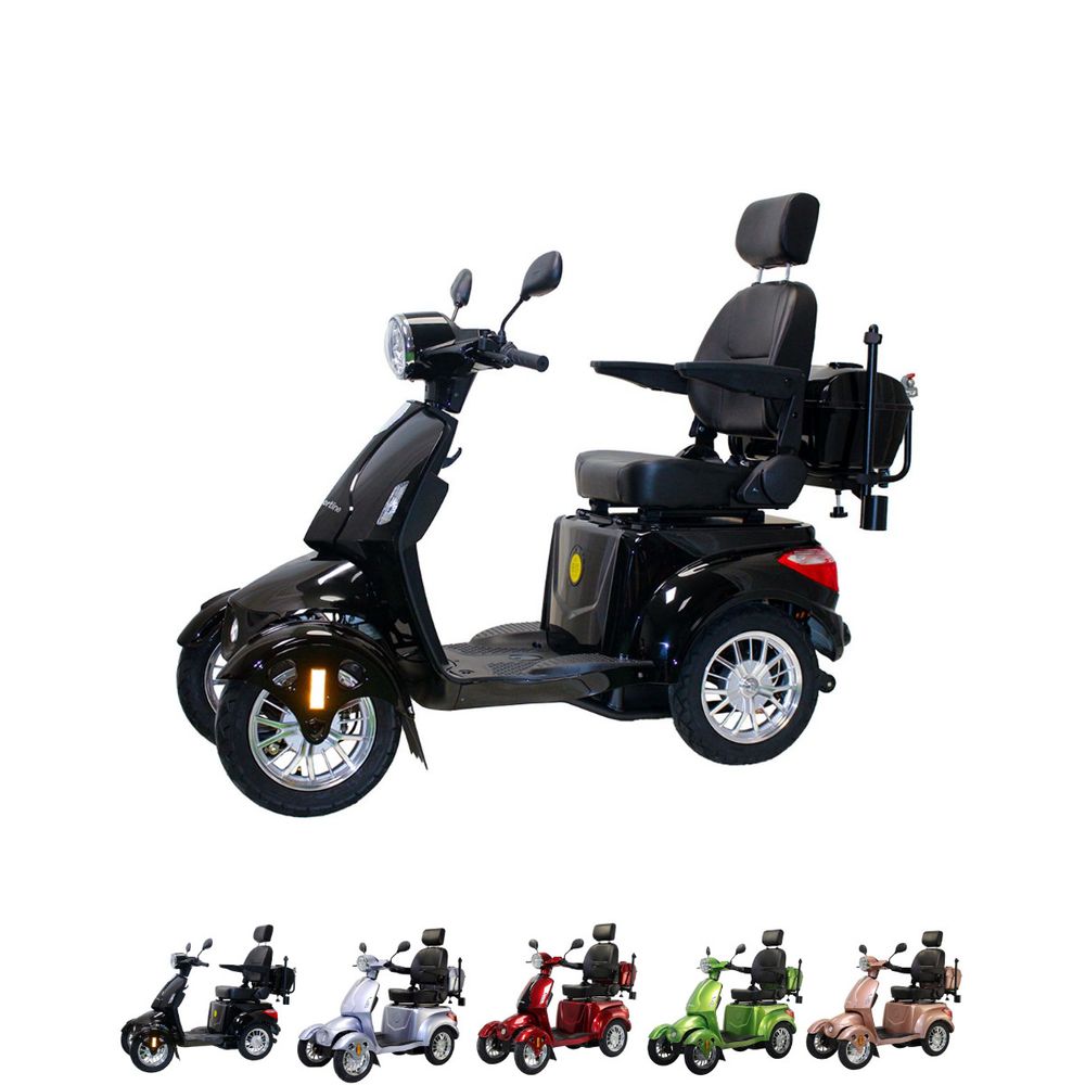 Mobilitetsscooter Anton med 4 hjul - 1000W 50 km rekkevidde
