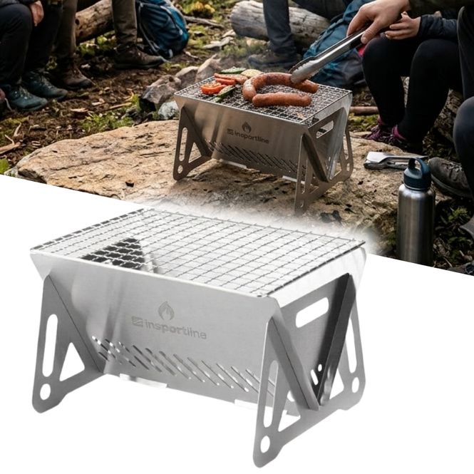 Hovedbilde inSPORTline Cardbeq sammenleggbar grill