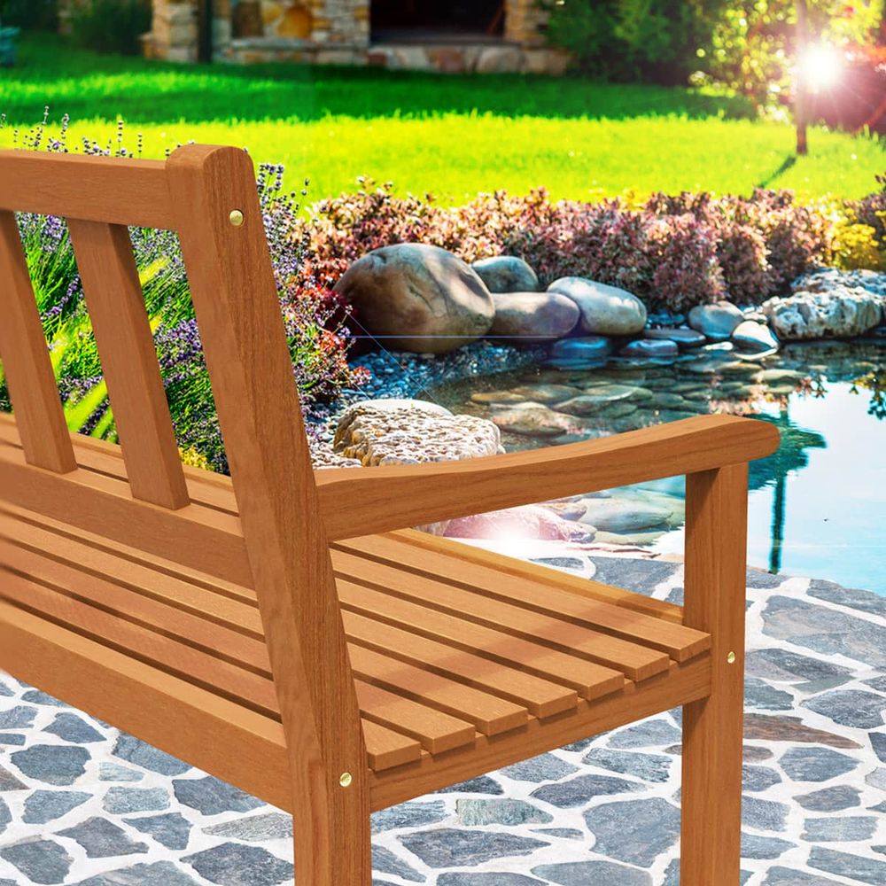 Kensington hagebenk 2-seter 120 cm brun akasietre