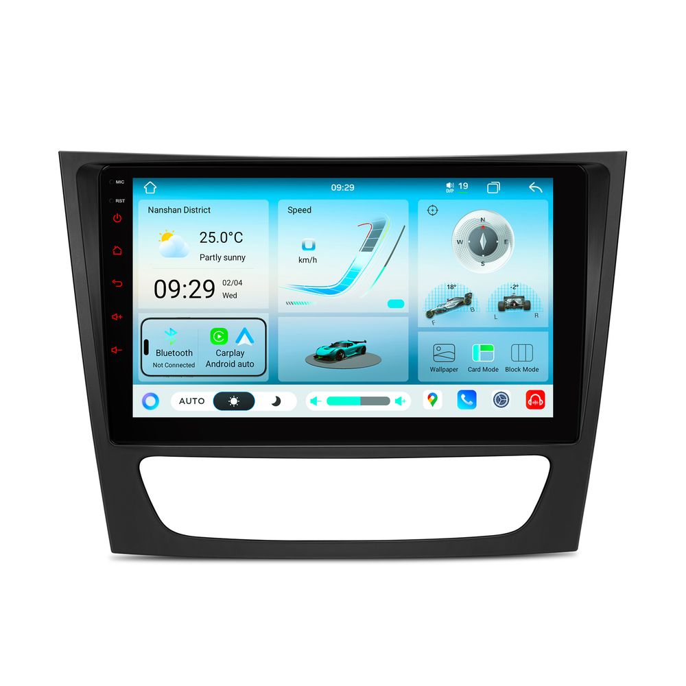 Mercedes E-klasse W211 CLS W219 9 tommer Android 14