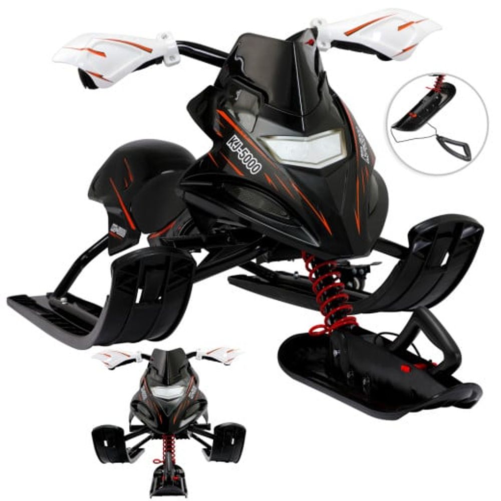 Rattkjelke Svart opp til 60kg Ski-Doo design -122 cm 