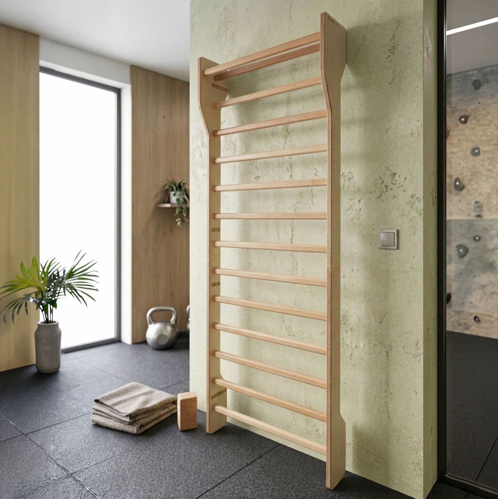 Ribbevegg Shapemar i bøk - 240 × 90 cm