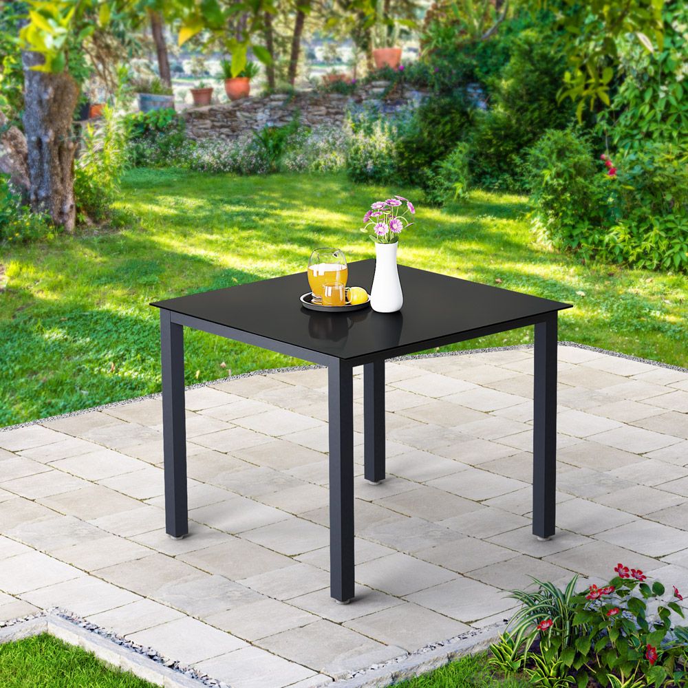 Bern Premium Hagesett i Aluminium 5-delt - Antrasitt