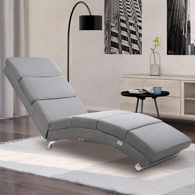 Hovedbilde Sjeselong daybed London stoff - grå