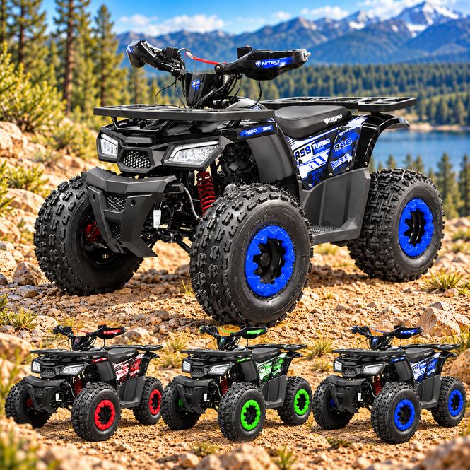 Hovedbilde Rocco 125cc ATV automat m/revers, LED, alarm og e-start