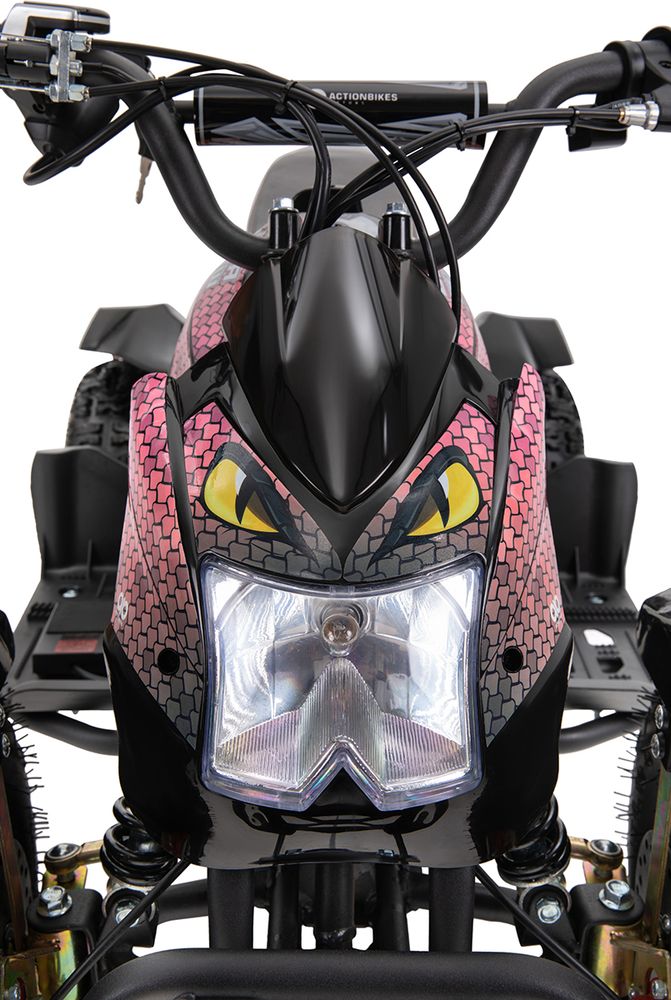 Cobra 800w elektrisk mini ATV Rosa-sort