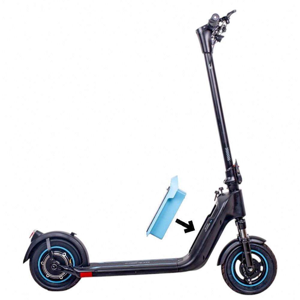 W-TEC 500W elsparkesykkel - avtakbart batteri