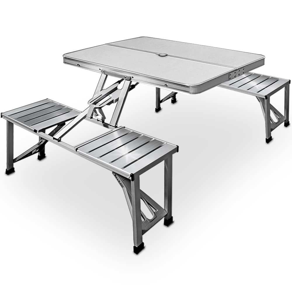 Campingbord aluminium for 4 personer