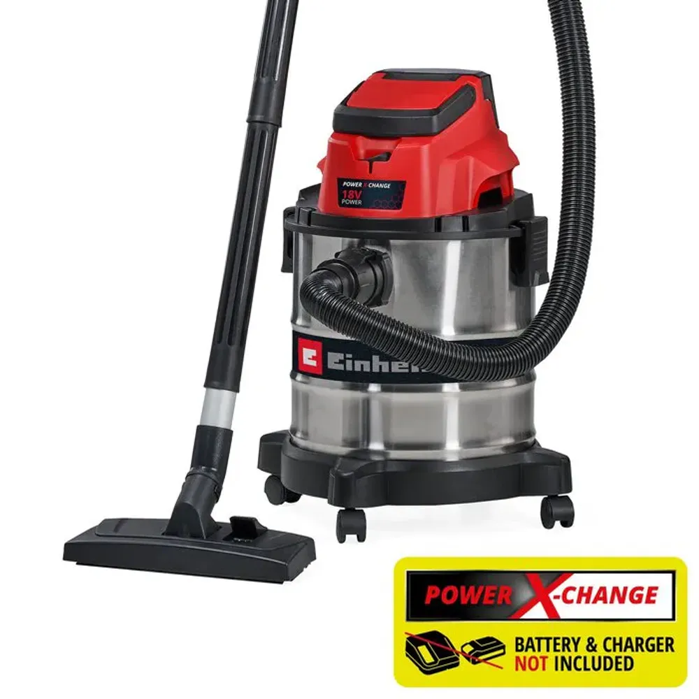 Einhell batteridrevet våt-/tørrstøvsuger TC-VC 18/20 Li S-Solo