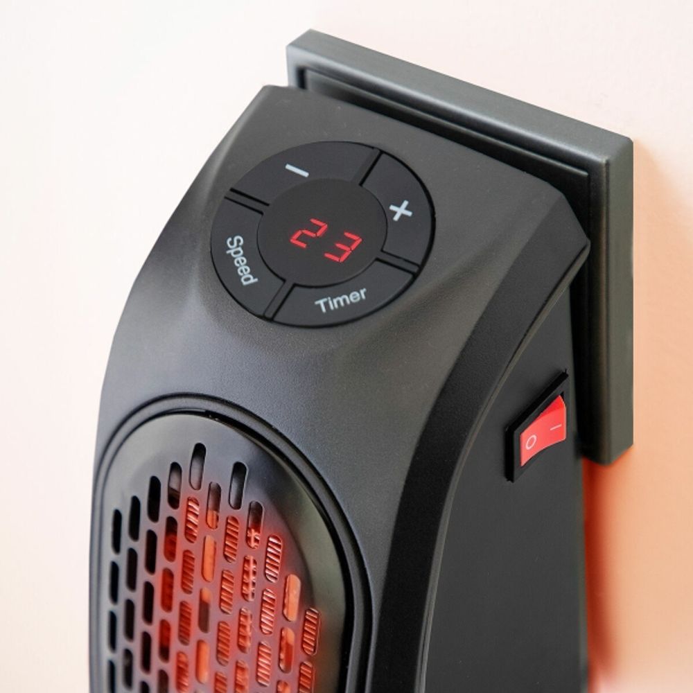 Bærbart minivarmeapparat med justerbar temperatur (400W)