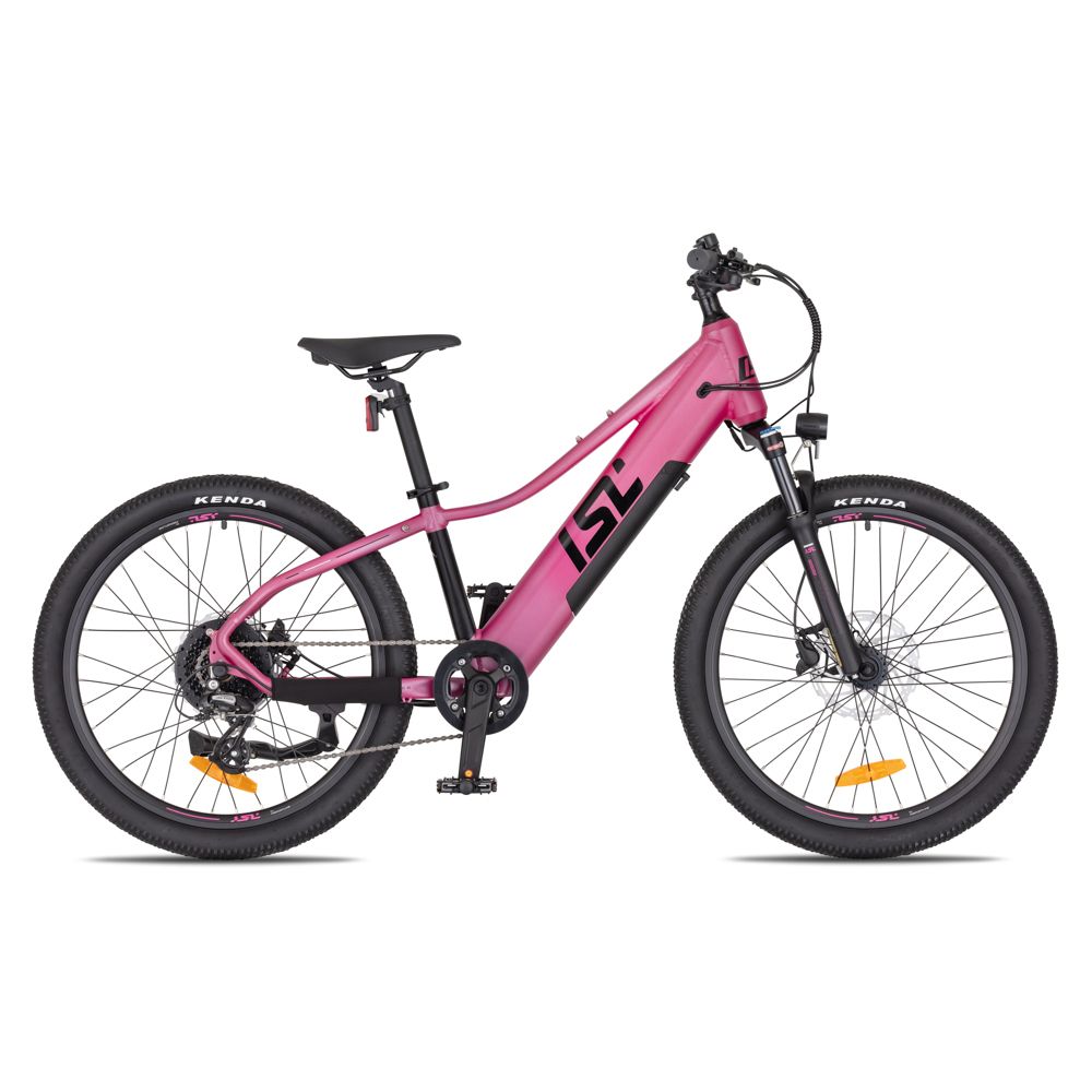 Elektrisk Terrengsykkel Barn 24” - blå/Rosa - 130-155 cm